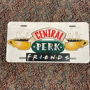 Friends tv show car license plate